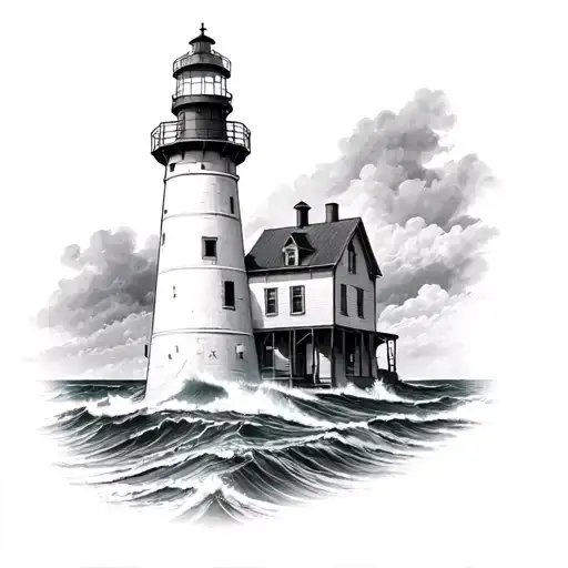 Lighthouse Surrounded
