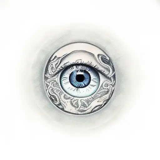 Eye With Skull