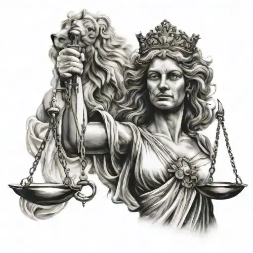 Lady Justice Lion
