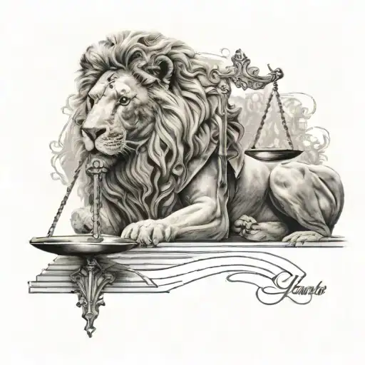 Lady Justice Lion