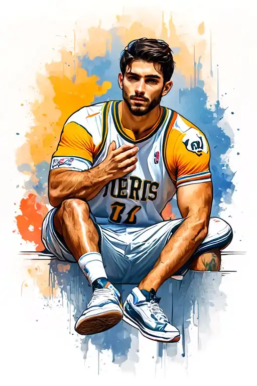 Love And Sport Men Sitting