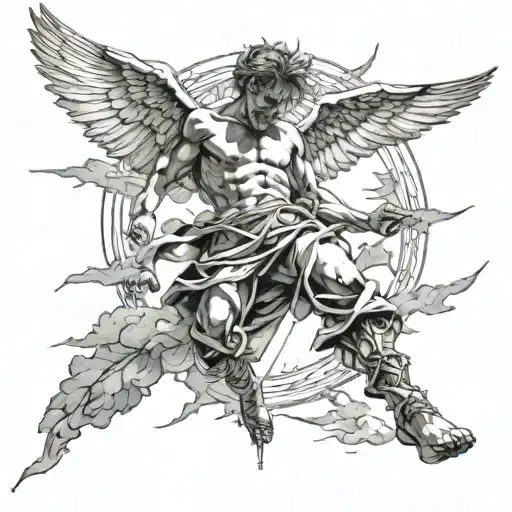 Fall Of Icarus Falling From Sky