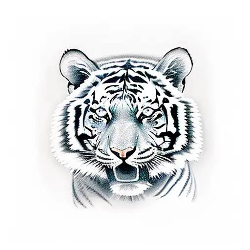 Tiger Con Ojos Azules