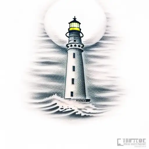 Lighthouse Shinning Light