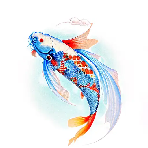 Koi Fish Yang Symbol