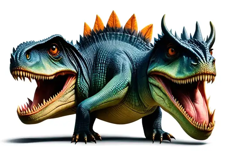 Cute Baby Portrait Of Different Dinosaurs