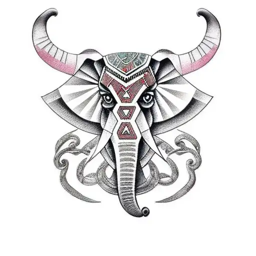 Aztec Adult Elephant Head