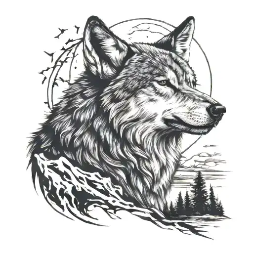 Lone Wolf Howling