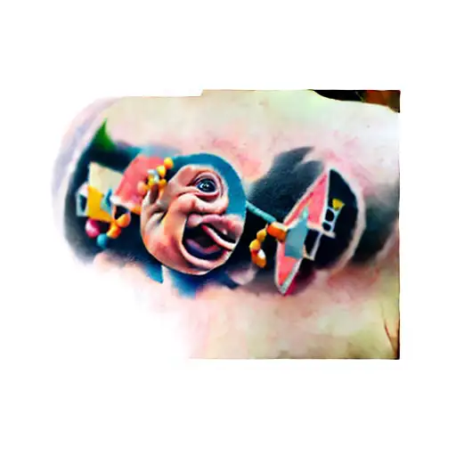 A Baby In A Car Seat