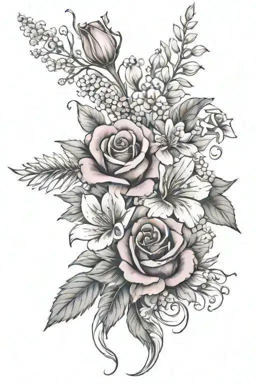 Luis Vatton With Color Bouquet