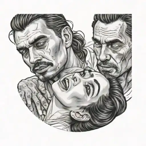 Woman With Beautiful Eyebrows Slapping A Man Who Is Dreamy