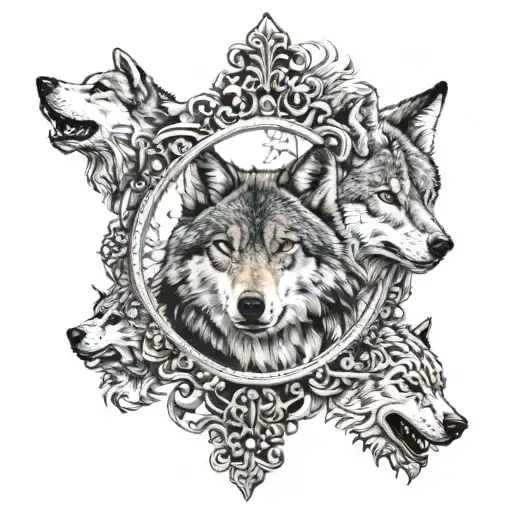 2 Mirror And The Wolf Between Mirrors