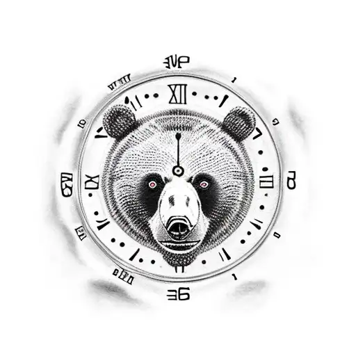 Bear And Clock