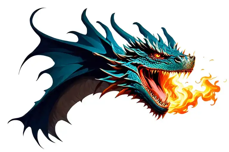 Dragon Fire Breathing Dragon