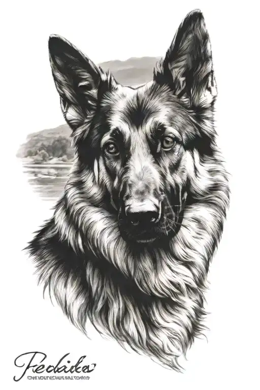 A German Shepherd