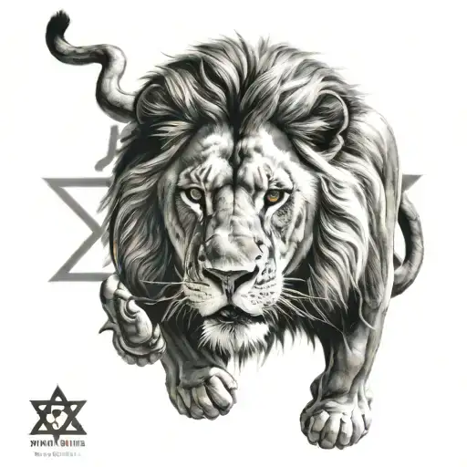 Lion Star Of David Vs Goliath