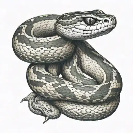 Snake Arond Wrist And Connects