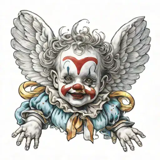 Gangser Clown Baby Angel
