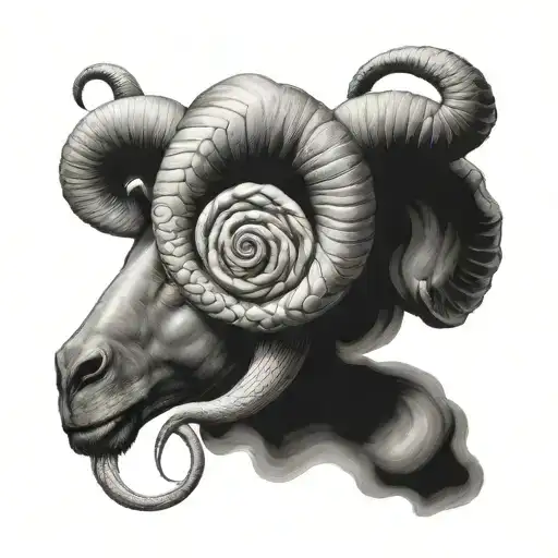 Aries Zodiac Sign Intertwined With Cancer Zodiac Sign