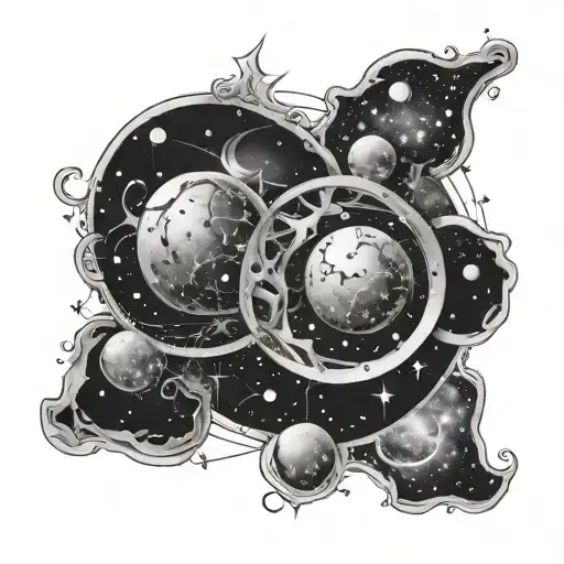 Constellation Gemini Space Zodiac Sign