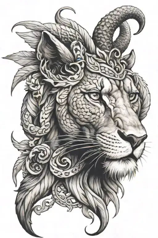 Chimera Lion Snake Goat