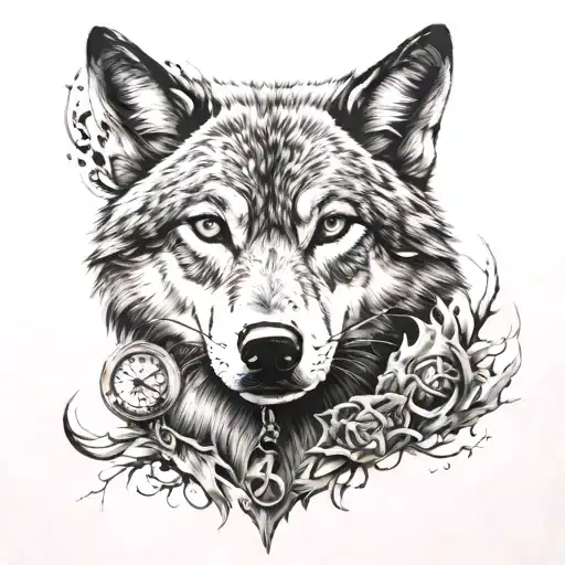 Wolf Time Piece