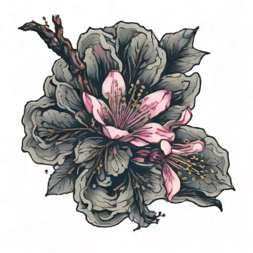 Japanese Cherry Blossom Wrap My Arm Mascular