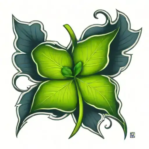 Celtic Four Leaf Clover
