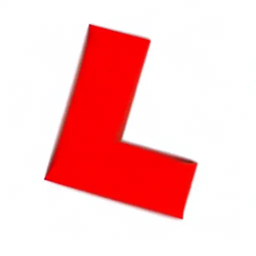 The Letter L On A Black Background