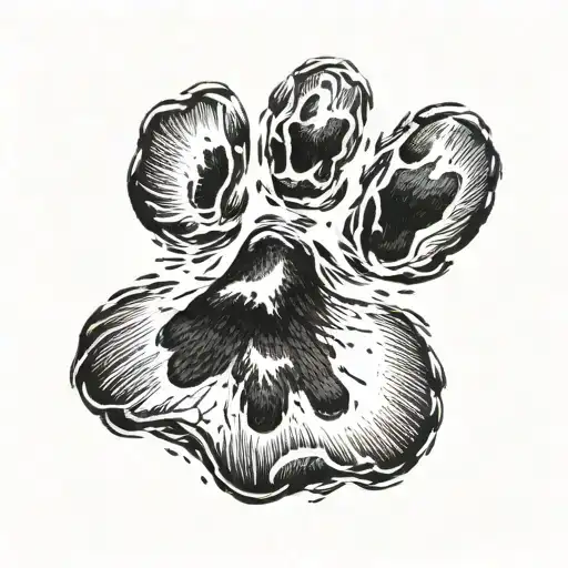 Dog Paw Print
