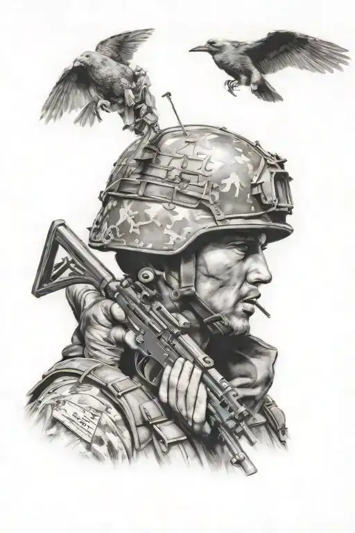 Soldier And Military