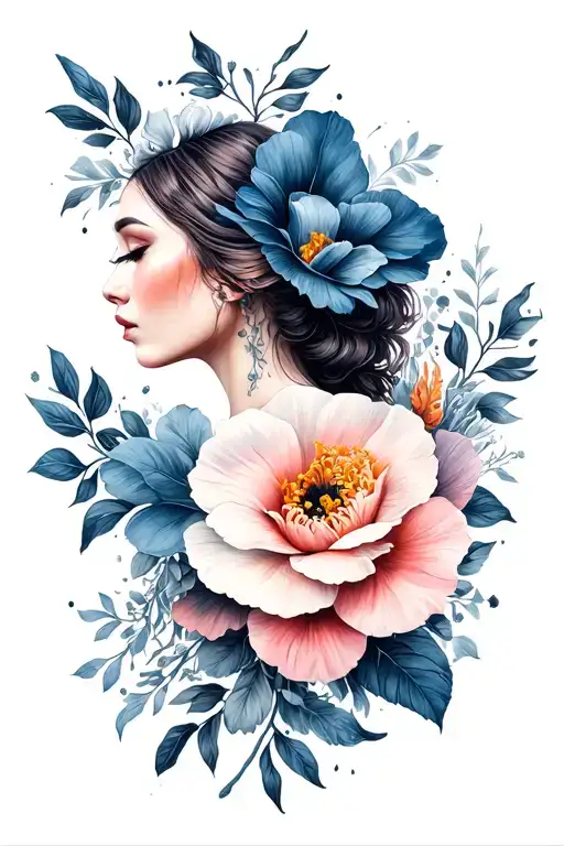 Floral Blackout Sleeve