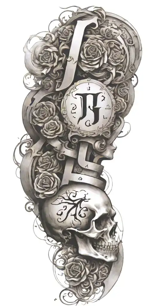 The Bottom Card Make The Letter J And G