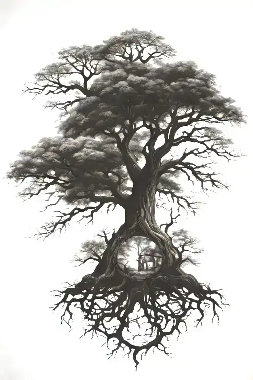 Compas Tree Of Live Start Costelation And See