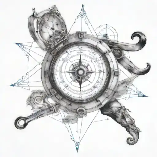 Balance Money Addiction Travel Compass Geometry