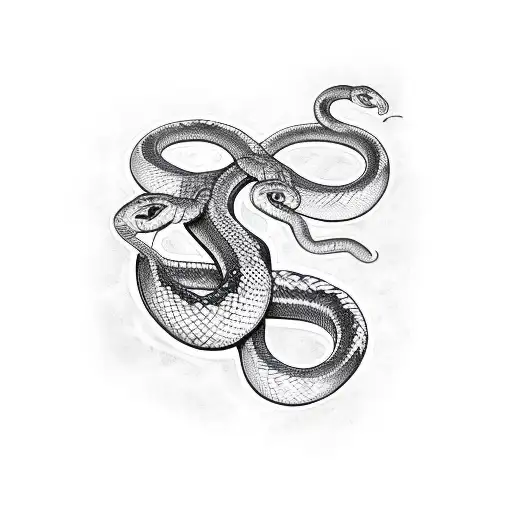 Snake That Eat His Own Tail