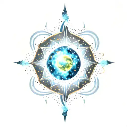 Astral Projection Journey Through A Cosmic Galaxy