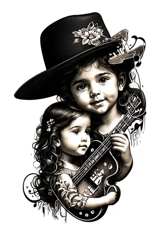 Family Tatoo Design That Express My Love On Music