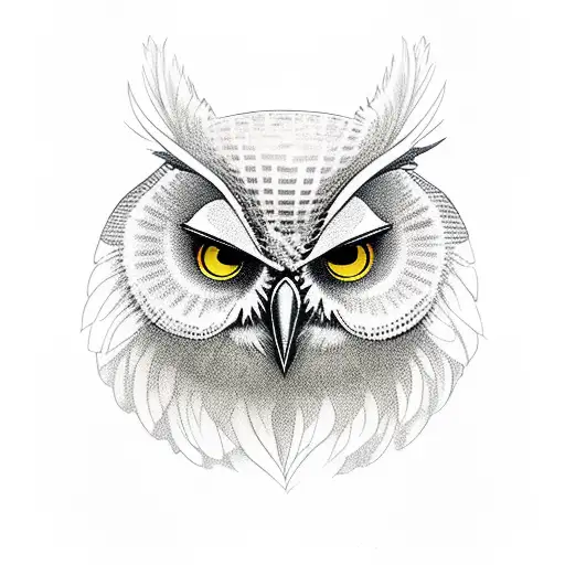 Masculine Owl And Cardinal With Roses