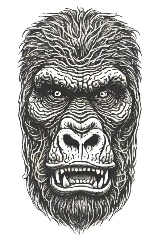 Gorilla In Rage Changed