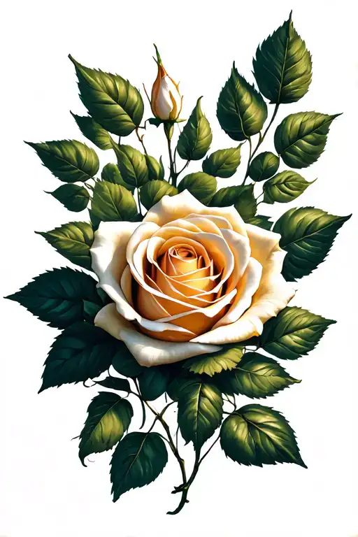 Colomba With Sunlight And A Rose