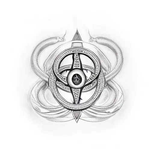 Ouroboros With Religious Symbols