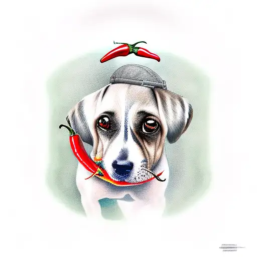 Dog With Chili Pepper