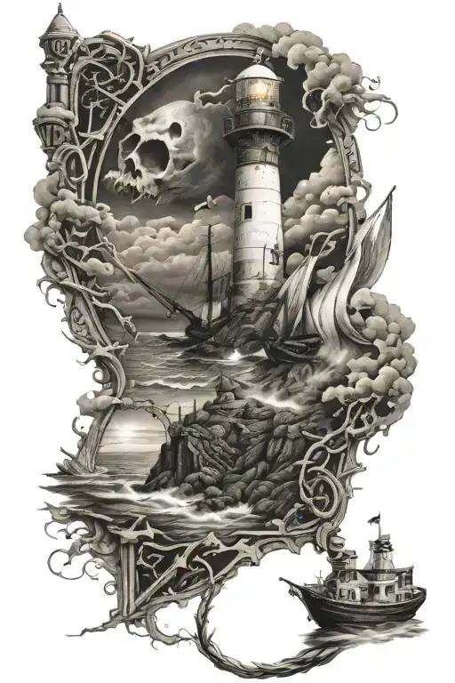 Death Grim Lighthouse