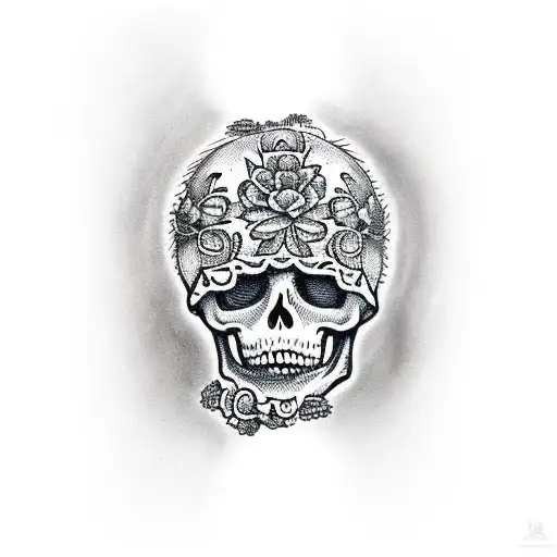 Skeleton Dressed As Mariachi