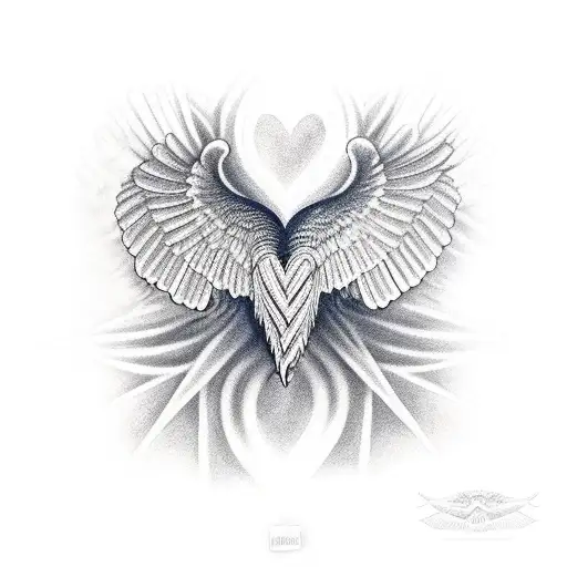 One Heart One Angel Wing