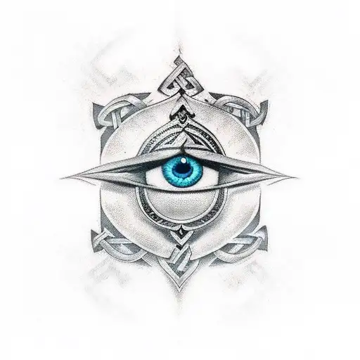 Evil Eye Viking Symbol