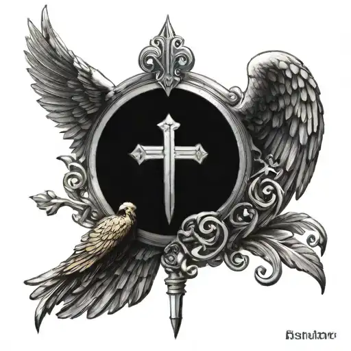 Roman Numerals With St Michael Archangel