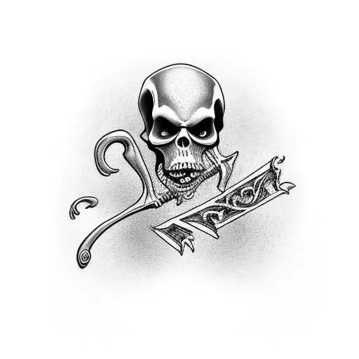 Grim Reaper Dances With Witch