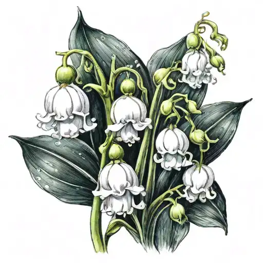 Bloomed Lily Of The Valley Flower